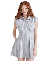 Steve Madden Women's Maisha Striped Mini Dress