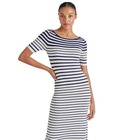 Steve Madden Women's Selah Striped Mid Dress