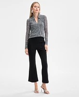 I.n.c. International Concepts Women's Johnny-Collar Top, Exclusively at Macy's