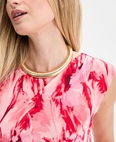 I.n.c. International Concepts Women's Printed Mesh Sleeveless Top, Exclusively at Macy's