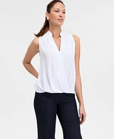 I.n.c. International Concepts Women's V-Neck Sleeveless Top