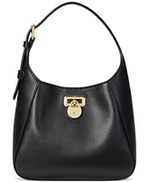 Lauren Ralph Mini Leather Tanner Shoulder Bag