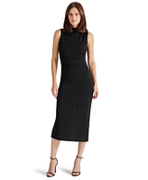 Steve Madden Women's Mo Mock Neck Midi Dress