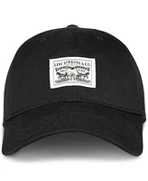 Levi's Men's Relaxed Double Horse Logo Patch Baseball Hat