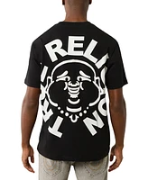 True Religion Men's Buddha Face Logo Graphic T-Shirt