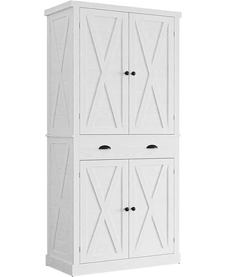 Kitchen Pantry Storage Cabinet Freestanding Cupboard