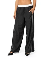 Edikted Women's Ofir Nylon Track Pants