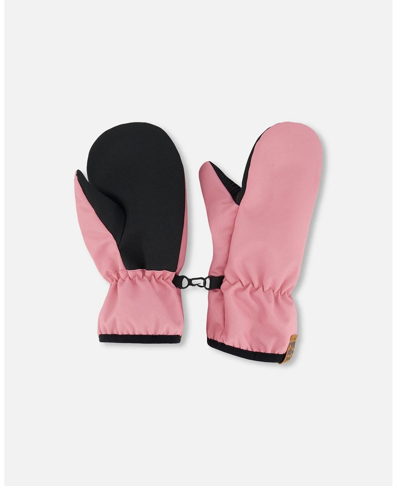 Deux par Girl Mid-Season Mittens Pale Pink - Toddler|Child