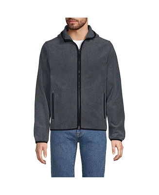 Lands' End Men's Anyweather Fleece Hooded Full Zip Jacket