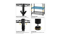 Wire Garment Rack for Easy Clothing Storage and Organization