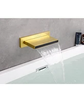 shower Waterfall Tub Faucet Wall Mount Filler Spout For Bathroom sink Multiple Uses High Flow Bathtub Cascade