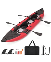 Inflatable 2-person Kayak Set with Aluminium Oars and Repair Kit