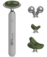 Skn by Conair Jade Gua Sha Cordless Vibe Roller Kit