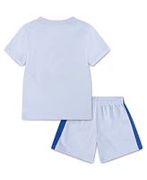 Jordan Toddler Boys 2-Piece Ball Fire Mixed Shorts and T-Shirt Set