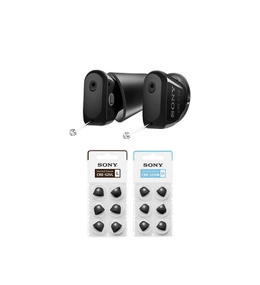 Sony Cre C20 Self Fitting Otc Hearing Aids with 6 Pair Vented Sleeves Bundle