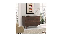 Solid Wood Spray-Painted Drawer Dresser & Buffet Server Console Table