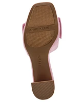 Anne Klein Women's Kizmet Knot Block Heel Dress Sandals