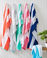 Seaside Charm Cotton Oversized Beach Towel, 40" x 72", Exclusively at Macy's