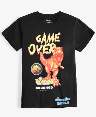 Epic Threads Little & Big Boys Game Over Jurassic Graphic T-Shirt, Created for Macy's