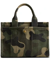 Coach Camo Print Canvas Cargo Tote