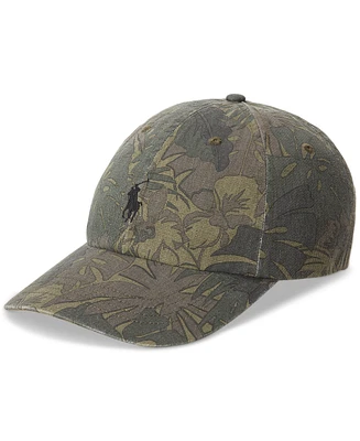 Polo Ralph Lauren Men's Palm-Camo Twill Ball Cap