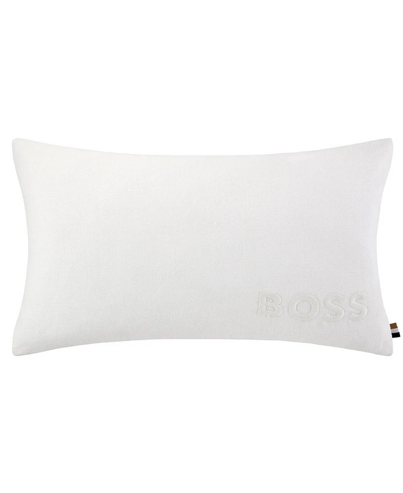 Boss Home by Hugo Boss Bold Logo Decorative Pillow, 13"x 22"