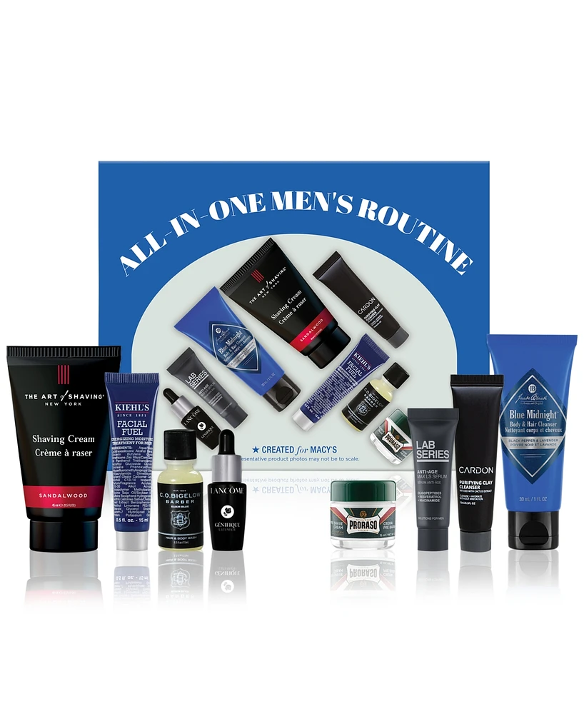 8-Pc. All-In-One Men's Routine Skincare Set, Exclusively at Macy's