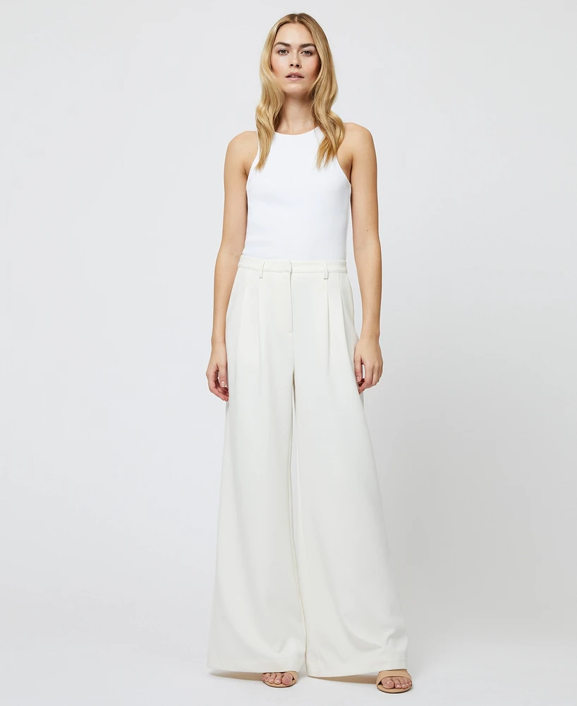 French Connection Women's Azra Twill Pleated Pants