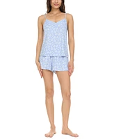 Flora by Nikrooz Women's Amari 3-Pc. Cami, Shorts & Capris Pajama Set