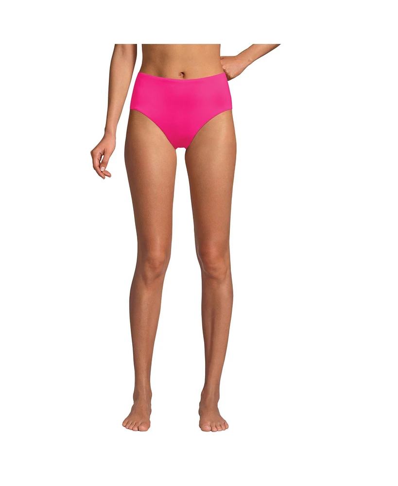 Lands' End Women's Mid Rise Bikini Bottoms