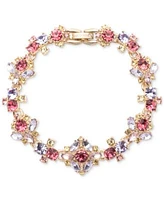 Marchesa Gold Tone Crystal Imitation Pearl Jewelry Collection