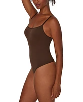 Maidenform Women's Everyday Seamless Shapewear Thong Bodysuit DMS830