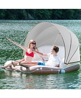 Inflatable Pool Float Lounge Swimming Raft