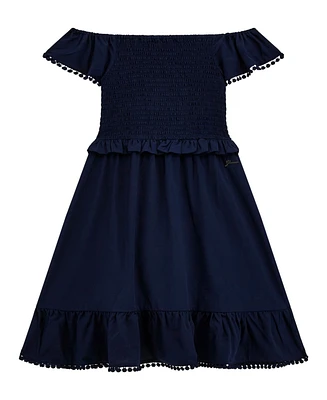 Guess Big Girl Poplin Short Sleeve Dress