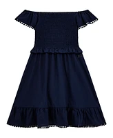 Guess Big Girl Poplin Short Sleeve Dress