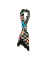 Kate Spade New York Women's Gingham Garden Bandana Scarf