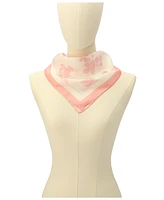 Kate Spade New York Women's Spring Pansies Silk Bandana Scarf