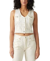 Levi's Premium Women's Bella Cotton Denim Corset Vest