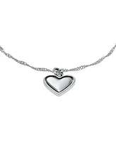 Fossil Legacy Heart Stainless Steel Rotating Chain Bracelet