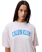Calvin Klein Jeans Women's Boxy Varsity Logo T-Shirt