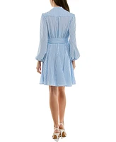 Taylor Petite Striped Shirtdress