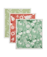 Design Imports Swedish Dishcloth 3 Pack Set, 7.75" x 6.75"