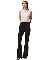 Calvin Klein Jeans Women's High-Rise Flare Stretch