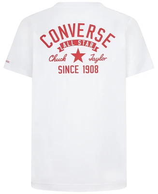 Converse Big Boys Retro Front Back Logo T-Shirt