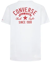 Converse Big Boys Retro Front Back Logo T-Shirt