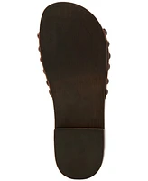 Steve Madden Women's Cento Wooden Flatform Slide Sandals