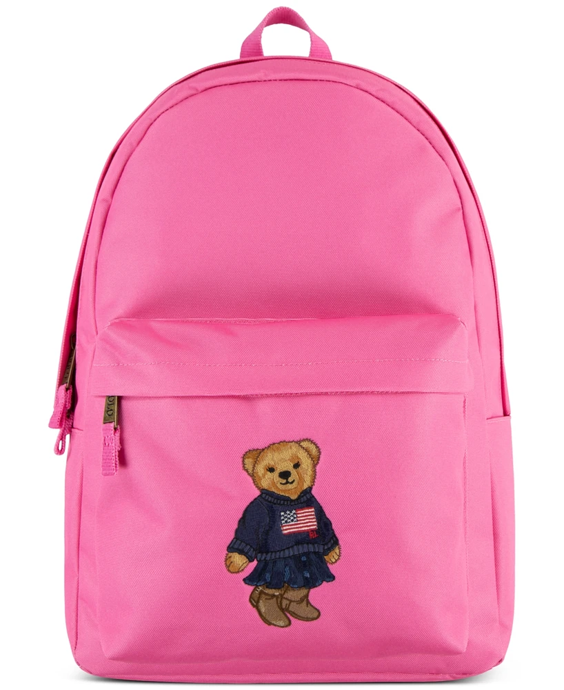 Polo Ralph Lauren Kids Bear Canvas Backpack
