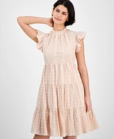 julia jordan Women's Cotton Embroidered Shift Dress
