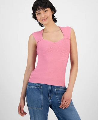 Boss Orange Women's Sweetheart-Neck Sleeveless Knit Top