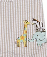 Little Me Baby Boy 2-Pc. Safari Sunsuit & Bucket Hat Set